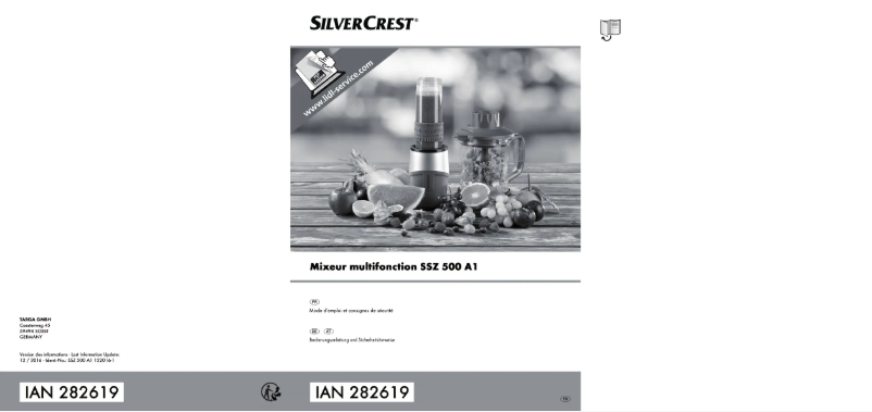 Page 1 de la notice Manuel utilisateur SilverCrest SSZ 500 A1