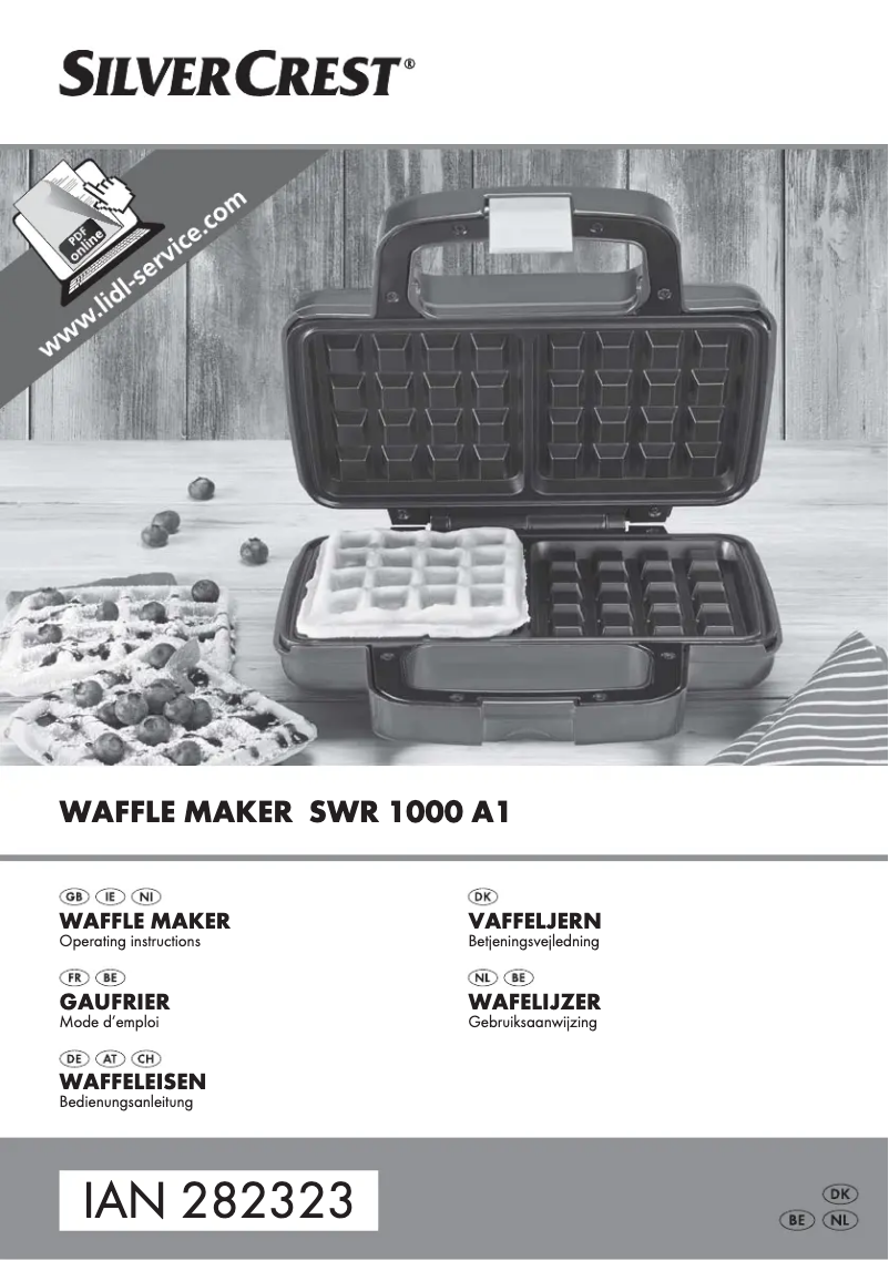 Page 1 de la notice Manuel utilisateur SilverCrest SWE 1200 C3