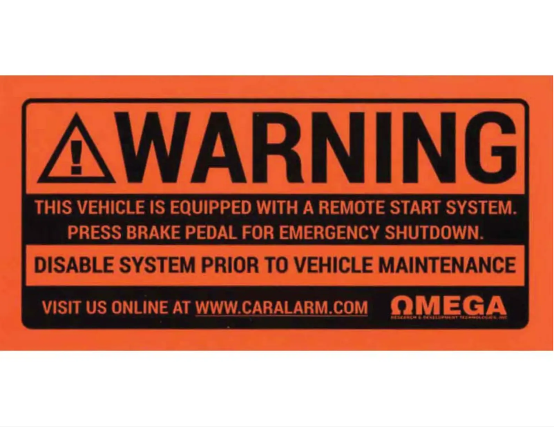 Page 1 de la notice Manuel utilisateur Omega Excalibur RS-375