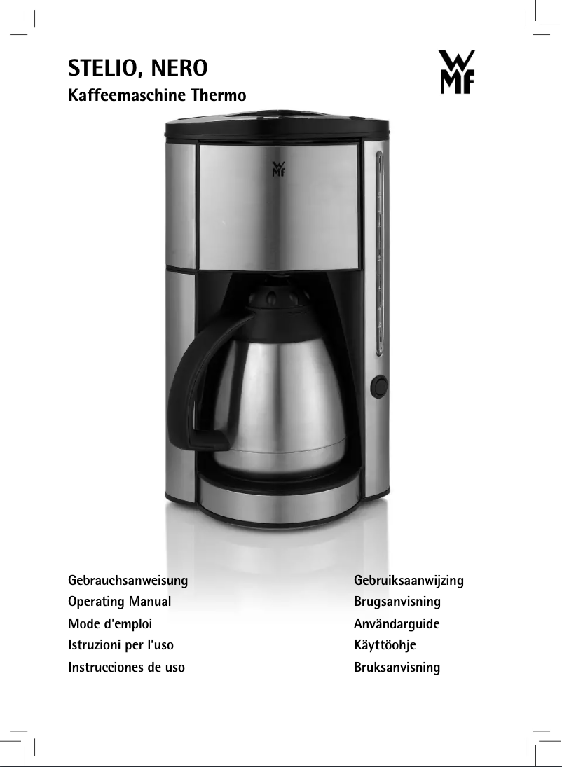 Page 1 de la notice Manuel utilisateur WMF Stelio Thermo