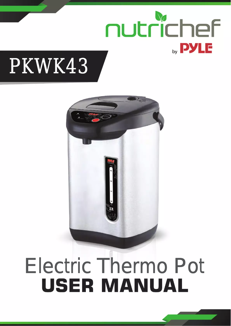 Página 1 del manual Manual de usuario Nutrichef PKWK43
