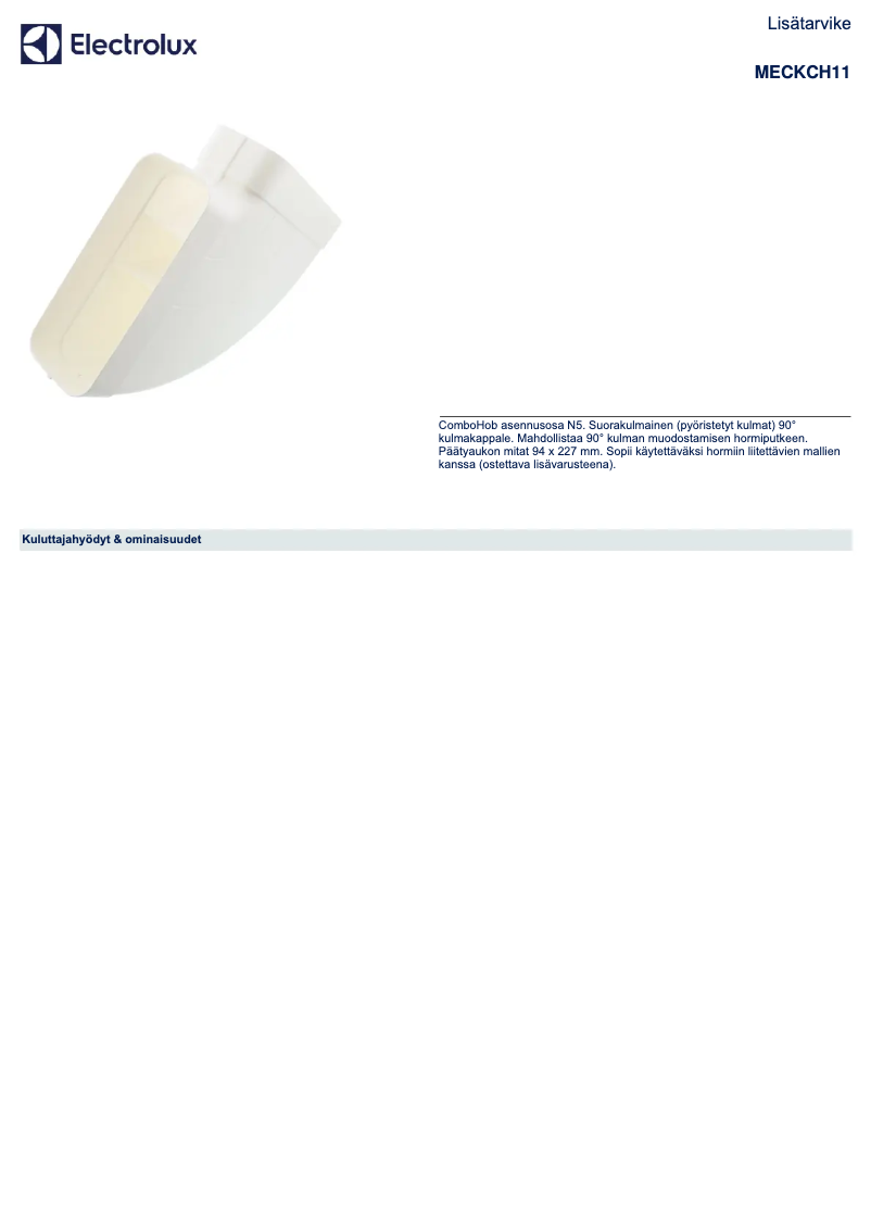 Página 1 del manual Manual de usuario AEG MECKCH11