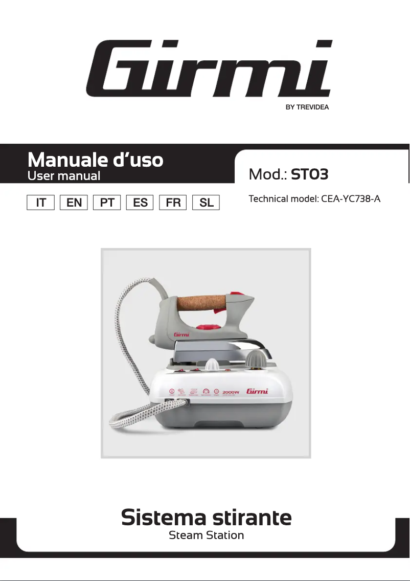 Página 1 del manual Manual de usuario Girmi ST03
