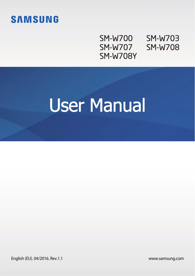 Page 1 de la notice Manuel utilisateur Samsung TabPro S
