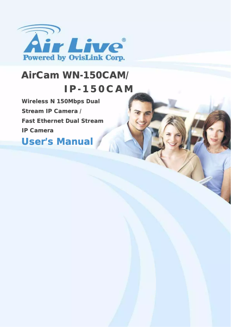 Page 1 de la notice Manuel utilisateur AirLive WN-150CAM