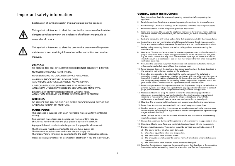 Page 1 de la notice Manuel utilisateur Linn Kivor Oktal