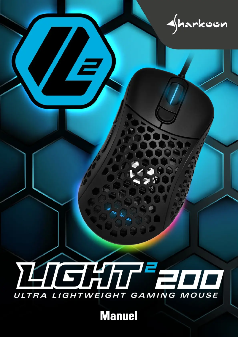 Page 1 de la notice Manuel utilisateur Sharkoon Light² 200