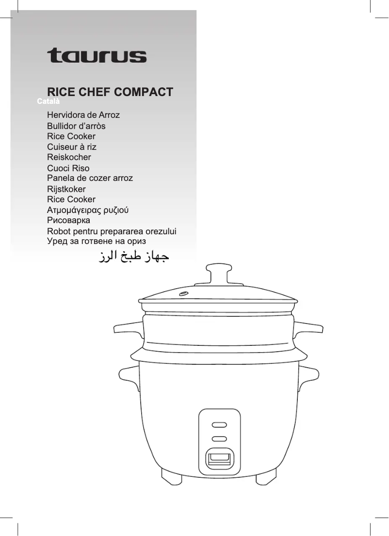 Page 1 de la notice Manuel utilisateur Taurus Rice Chef Compact