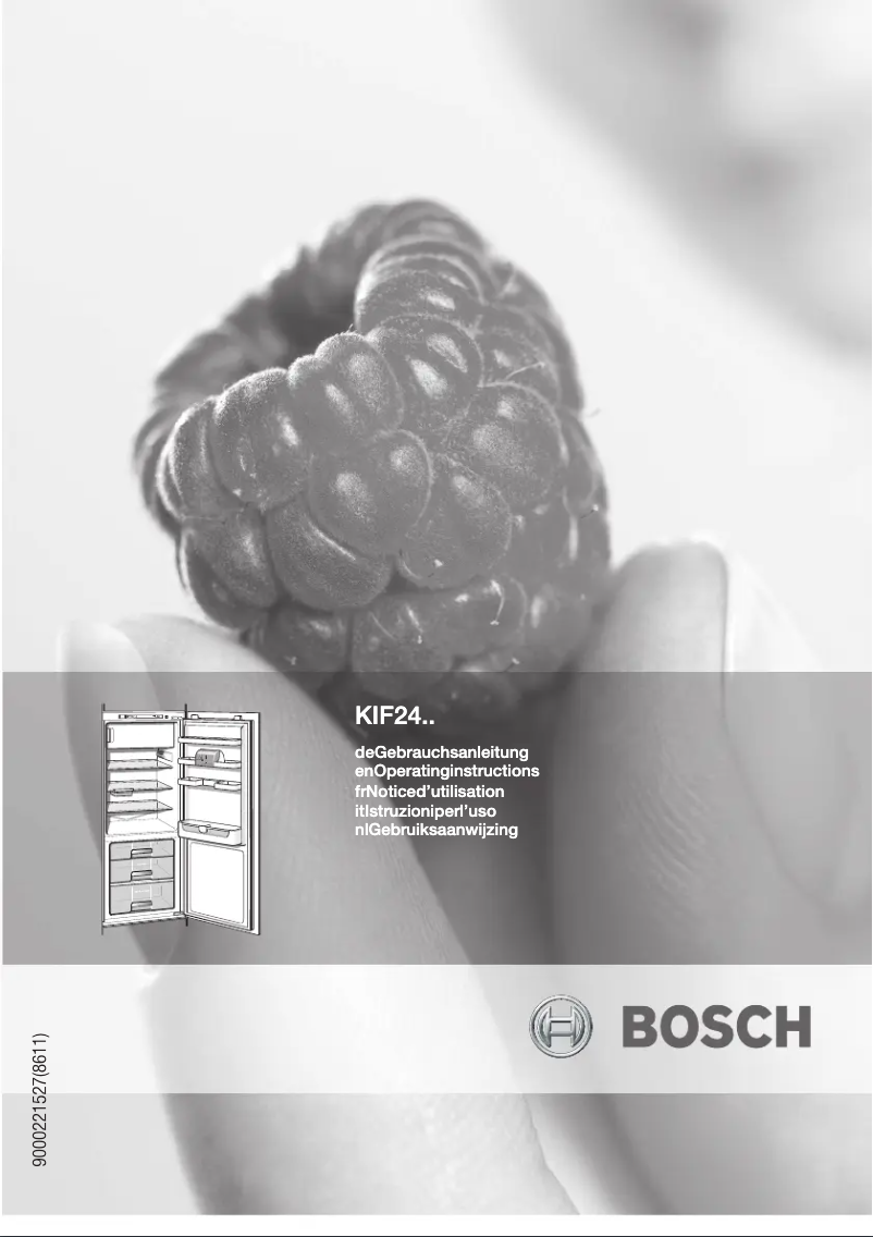 Page 1 of the manual User Manual Bosch KIF24A61