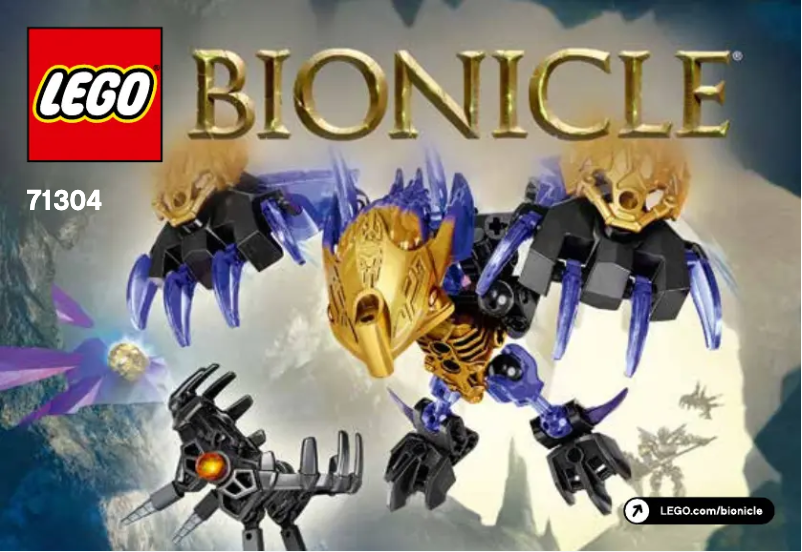 Page n°1 - Manuel utilisateur Lego Bionicle 71304