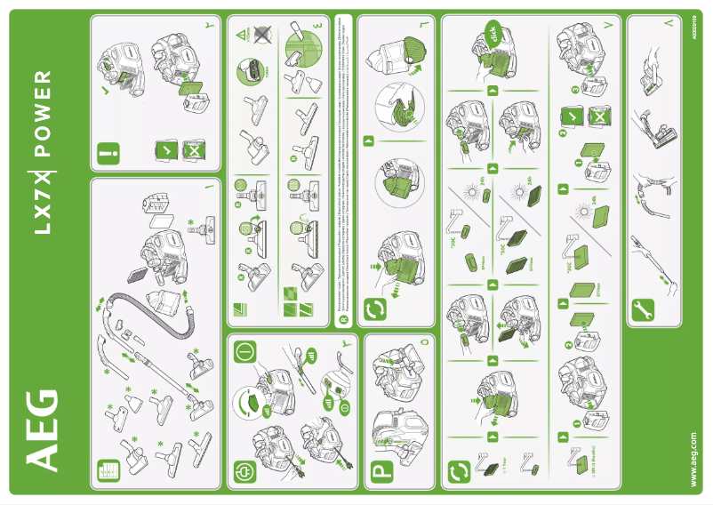 Página 1 del manual Manual de usuario AEG LX7-1-EB-A