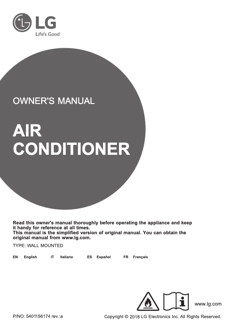 Page 1 of the manual User Manual LG S12EQ
