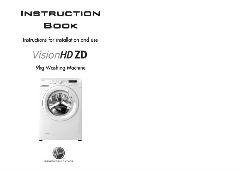 Página 1 del manual Manual de usuario Hoover VHD 844DB-80