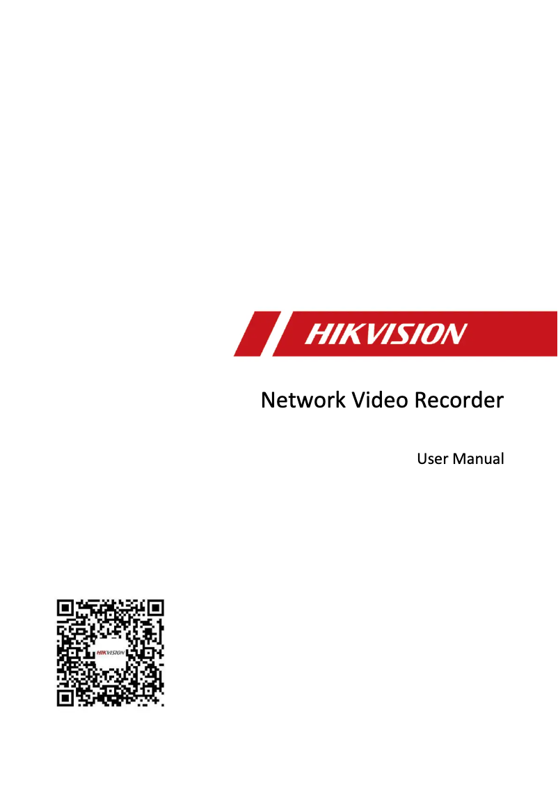 Page 1 de la notice Manuel utilisateur Hikvision DS-7716NI-M4