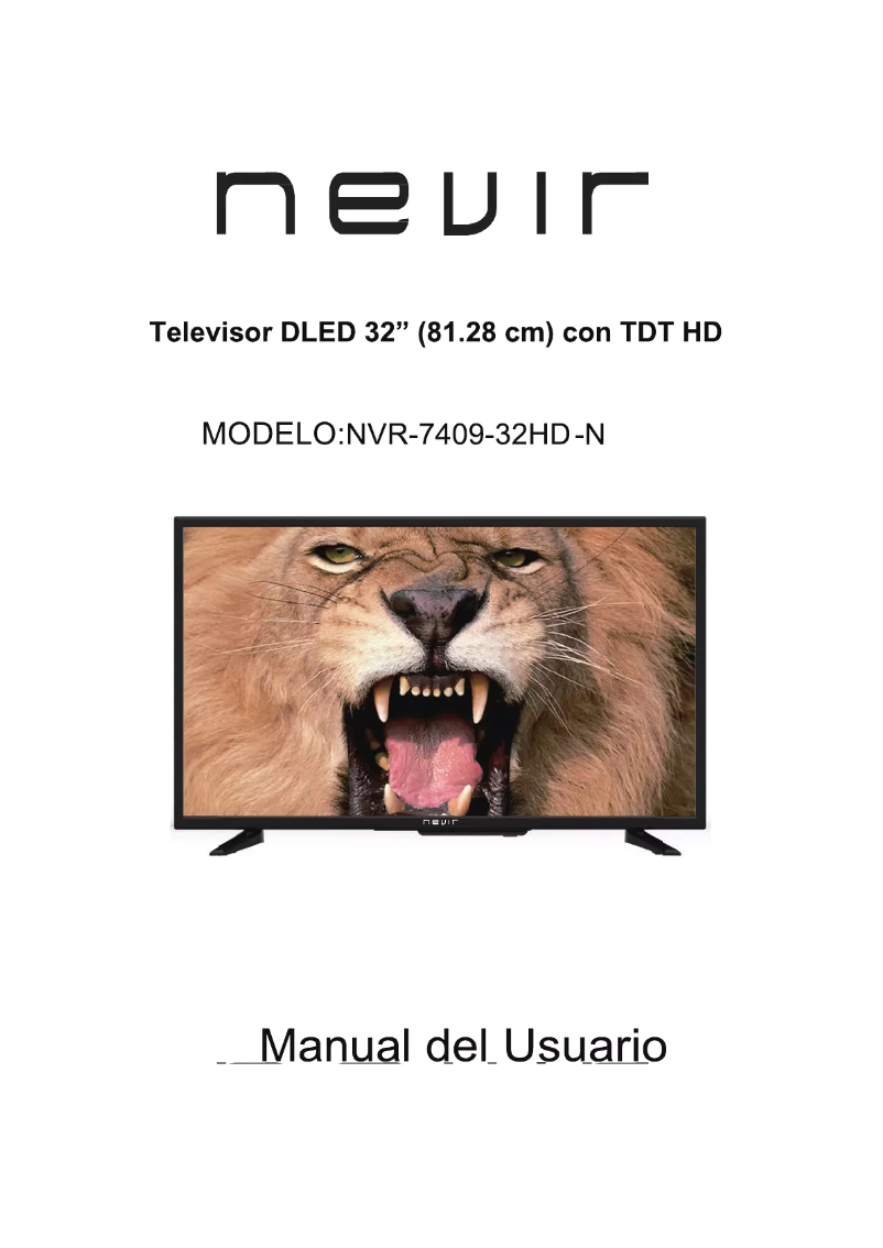 Página 1 del manual Manual de usuario Nevir NVR-7409-32HD-N