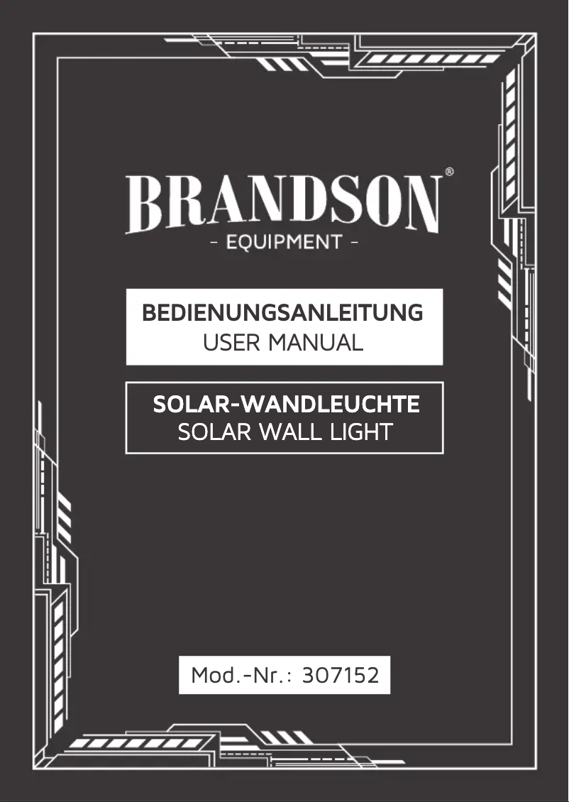 Page 1 de la notice Manuel utilisateur Brandson 307152