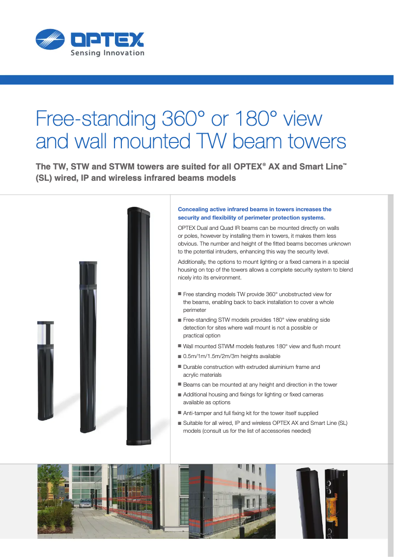 Página 1 del manual Manual de usuario Optex TW50