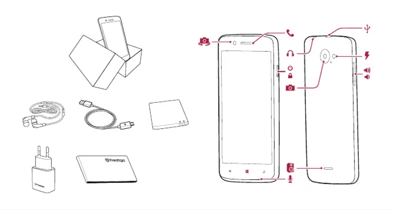 Página 1 del manual Guía de inicio rápido Prestigio MultiPhone 8500 Duo
