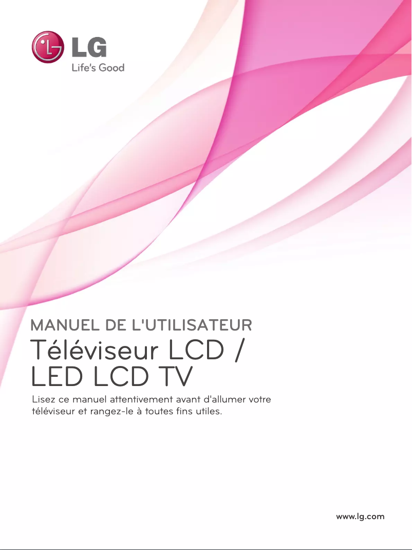 Page 1 de la notice Manuel utilisateur LG 32LK310