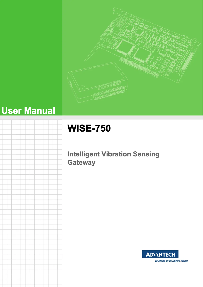 Página 1 del manual Manual de usuario Advantech WISE-750-02A1E
