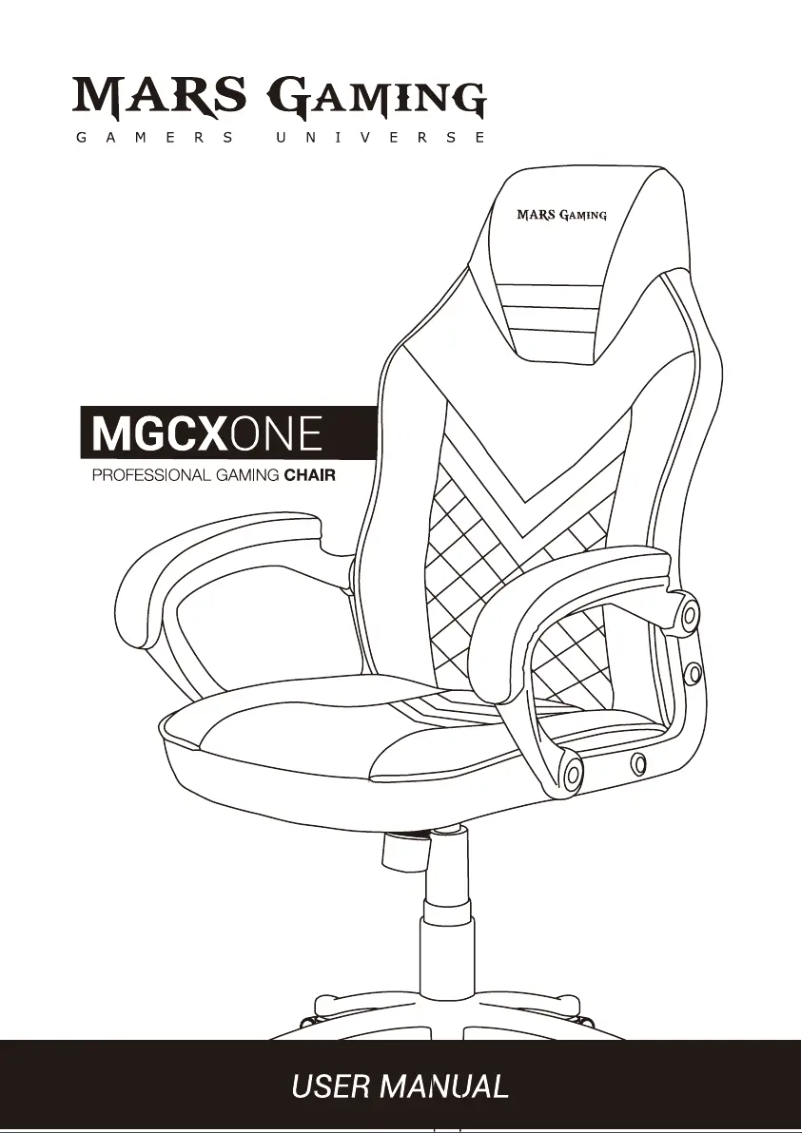 Page 1 de la notice Manuel utilisateur Mars Gaming MGCX ONE