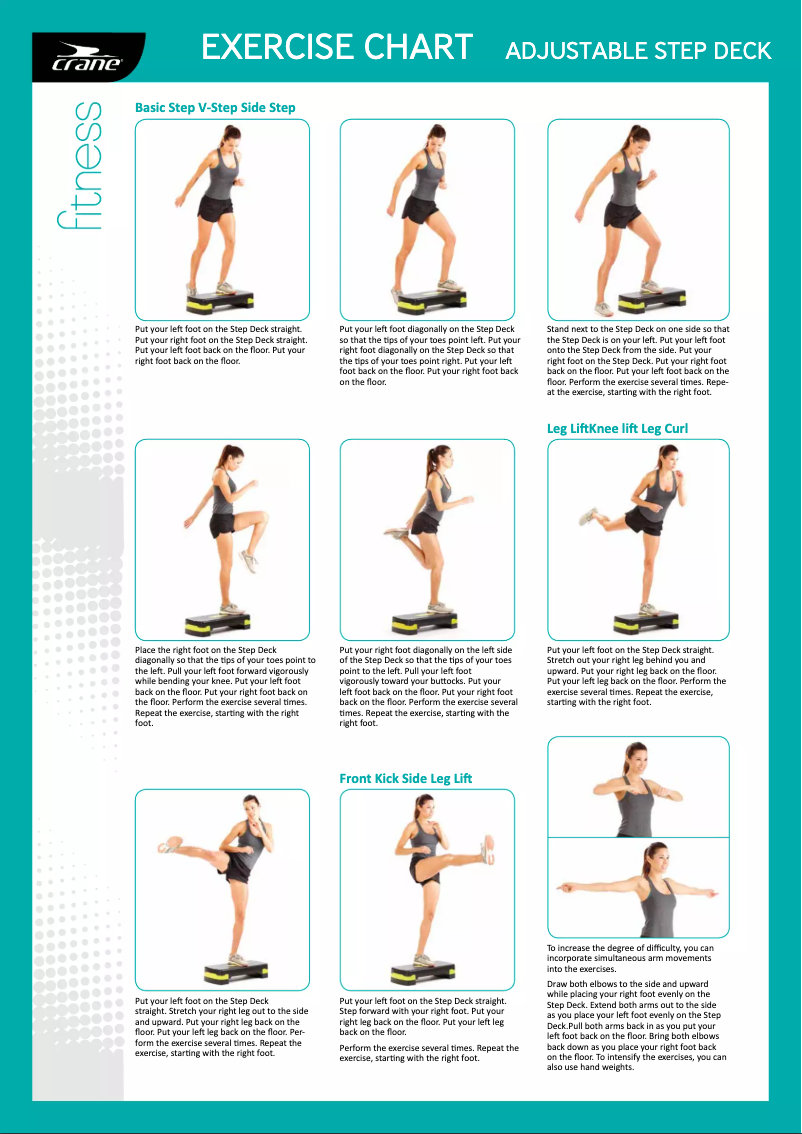 Page 1 de la notice Manuel utilisateur Crane Adjustable Step Deck ASP-US-047