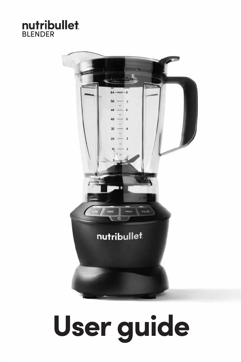 Page 1 de la notice Manuel utilisateur NutriBullet Blender