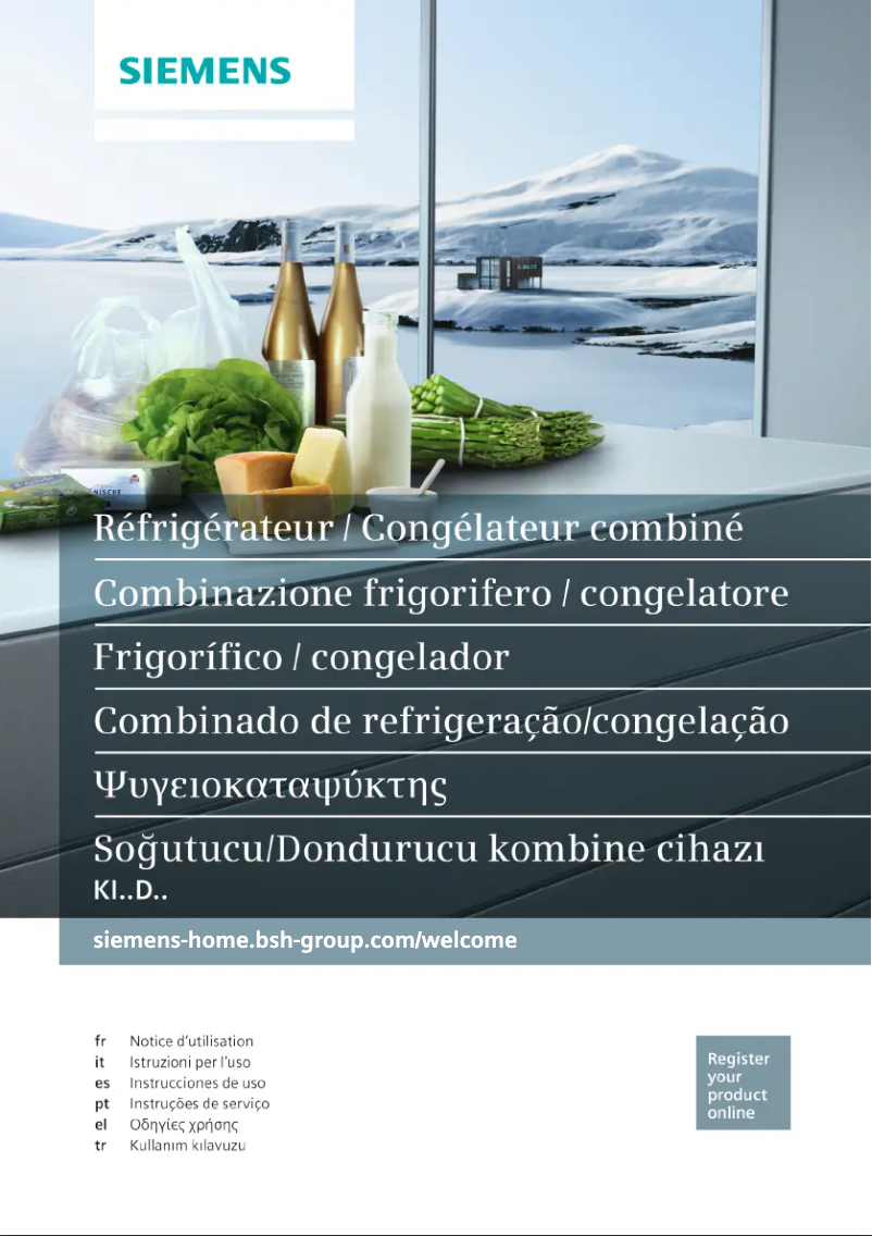 Page 1 de la notice Manuel utilisateur Siemens KI28DA20