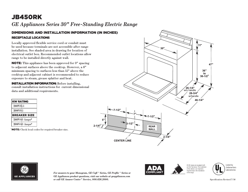Image de la première page du manuel de l'appareil JB450RKSS