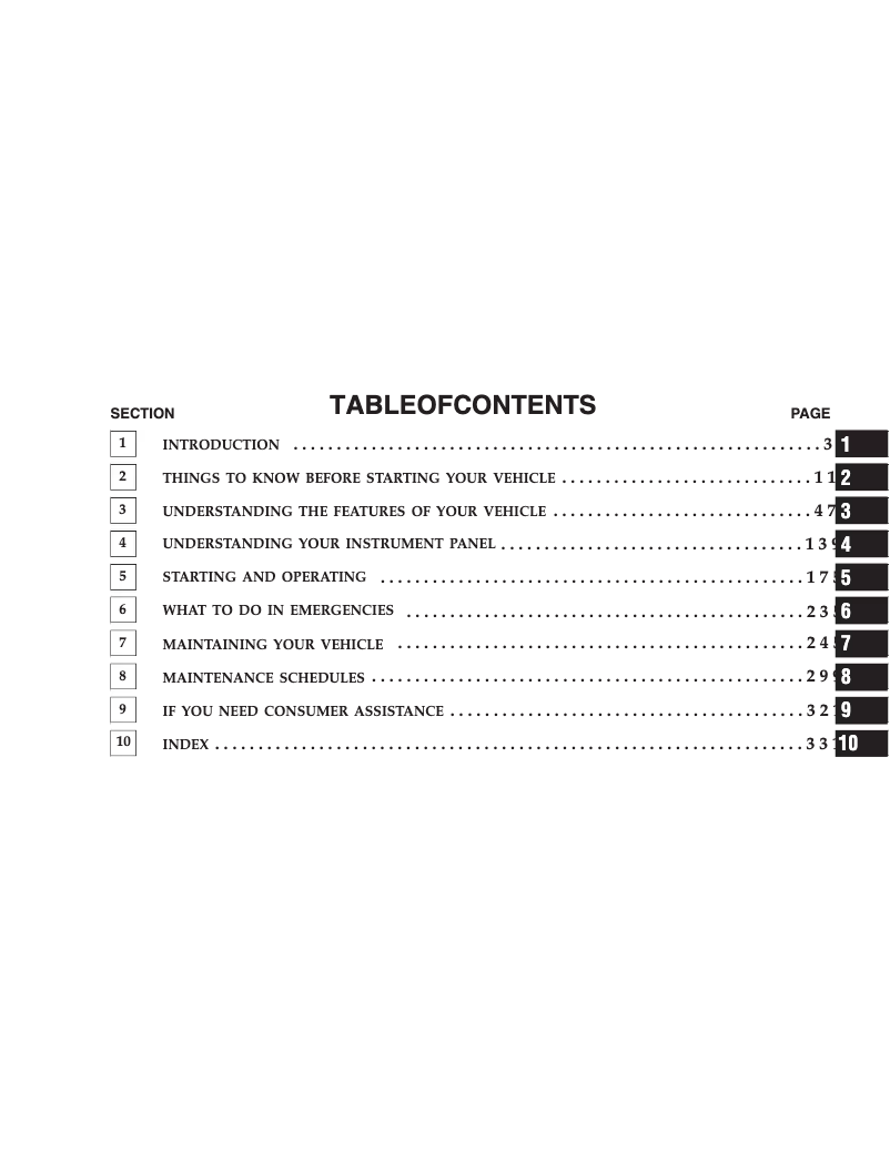Page 1 de la notice Mode d'emploi Jeep Wrangler (2005)