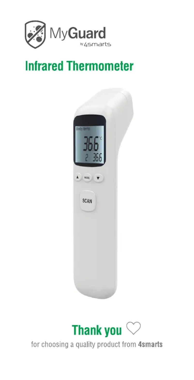 Page 1 de la notice Manuel utilisateur MyGuard NoTouch 053423