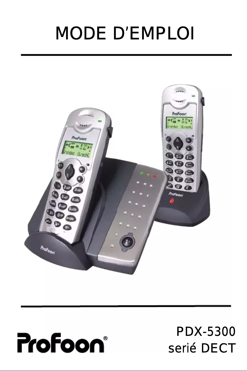 Imagen de la primera página del manual del dispositivo PDX-5315