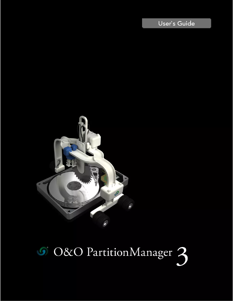 Page 1 of the manual User Manual O&O Software PartitionManager 3 Professional Edition