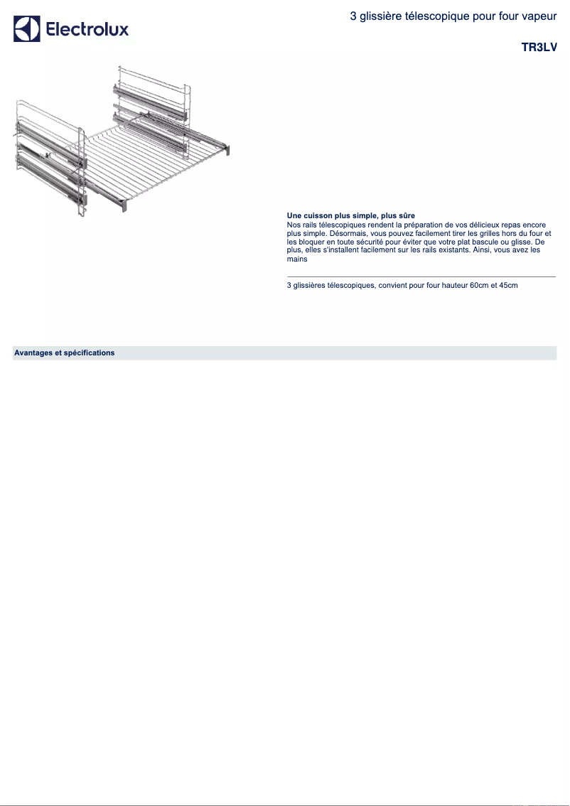 Página 1 del manual Manual de usuario AEG TR3LV