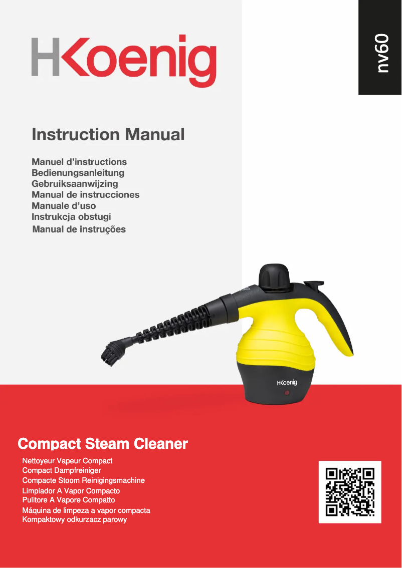 Page 1 of the manual User Manual H.Koenig NV60