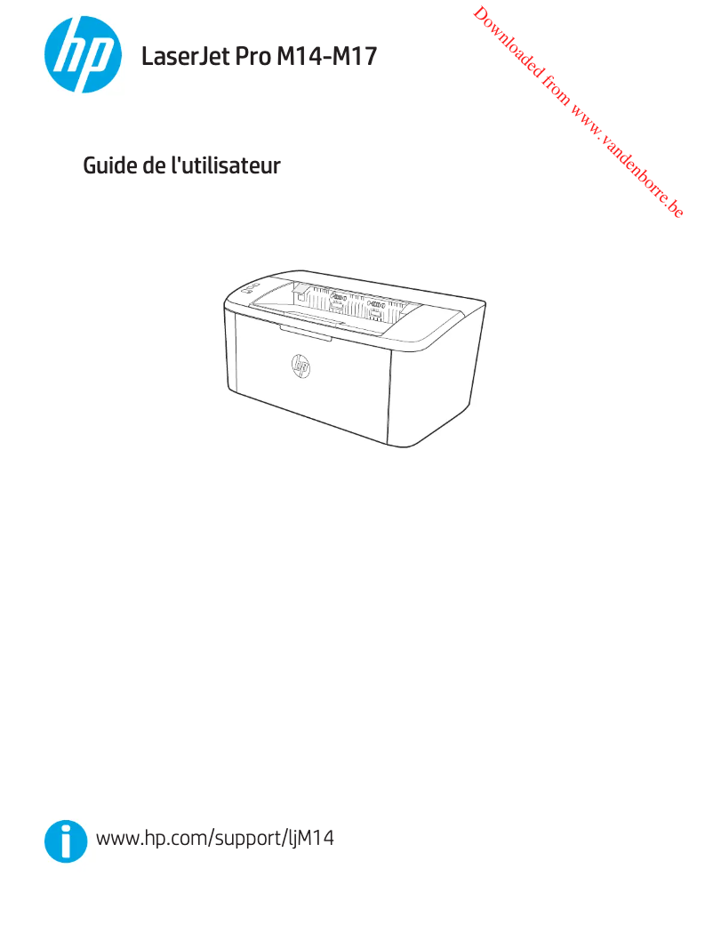 Página 1 del manual Manual de usuario HP LaserJet Pro M15w
