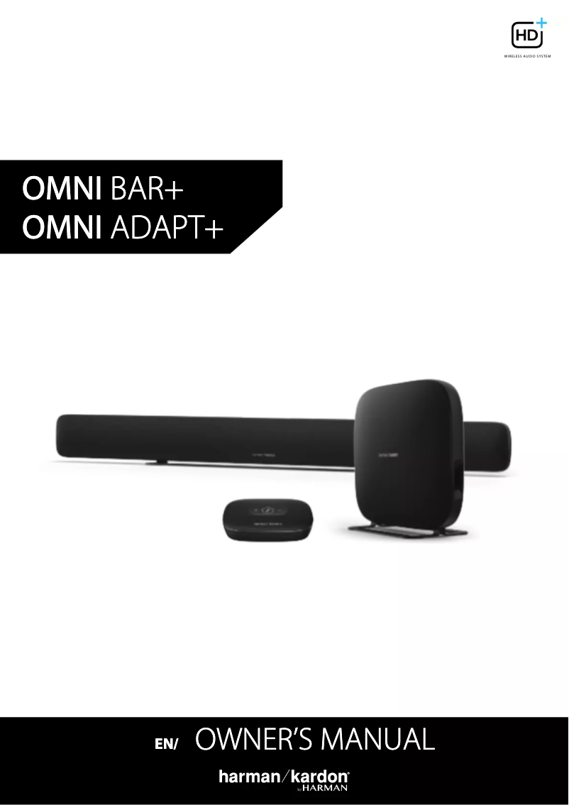 Page 1 de la notice Manuel utilisateur Harman Kardon OMNI ADAPT+