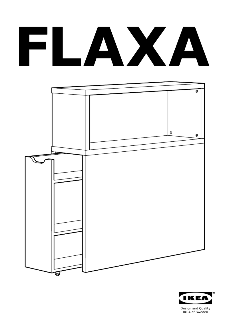 Page 1 de la notice Manuel utilisateur Ikea FLAXA