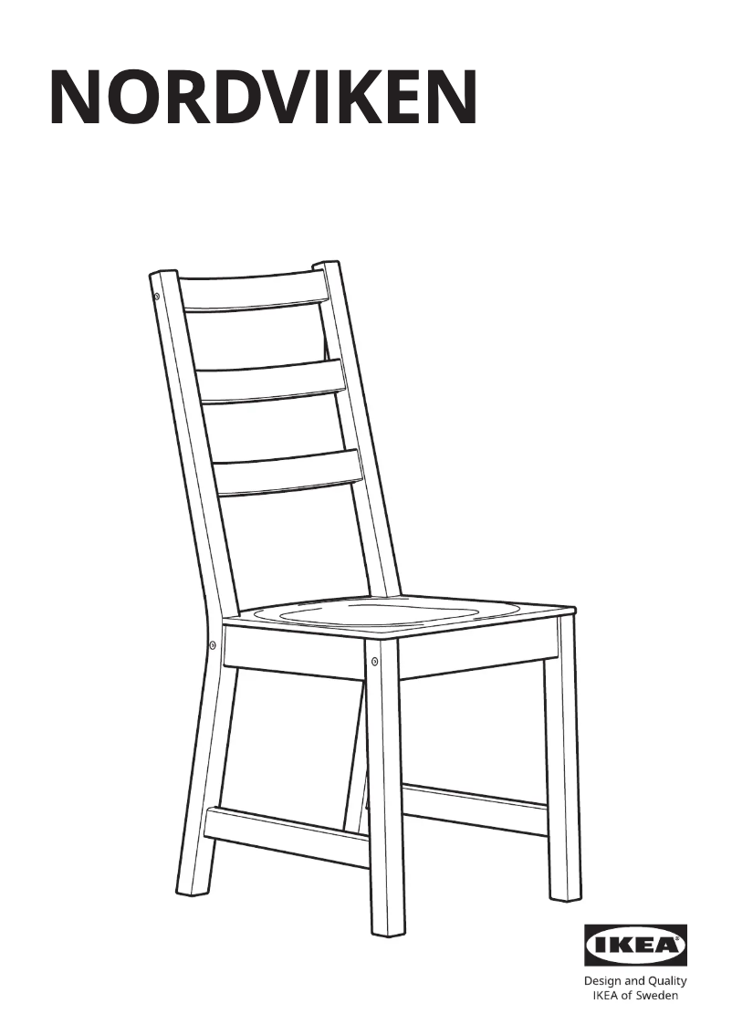 Page 1 de la notice Manuel utilisateur Ikea NORDVIKEN 703.695.46