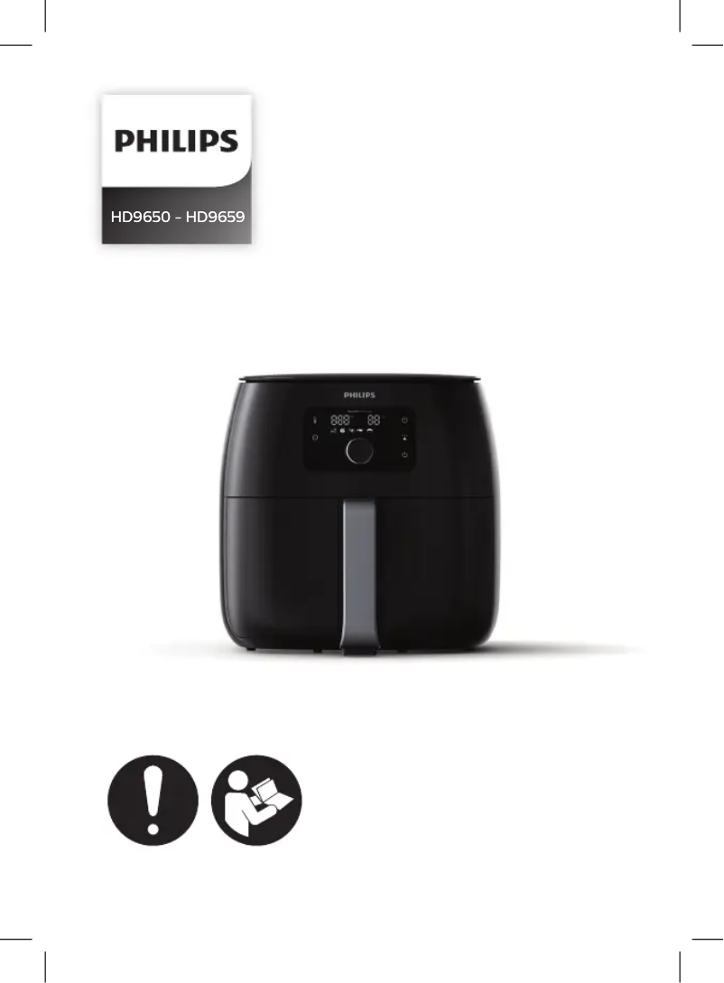 Página 1 del manual Manual de usuario Philips Airfryer XXL HD9656