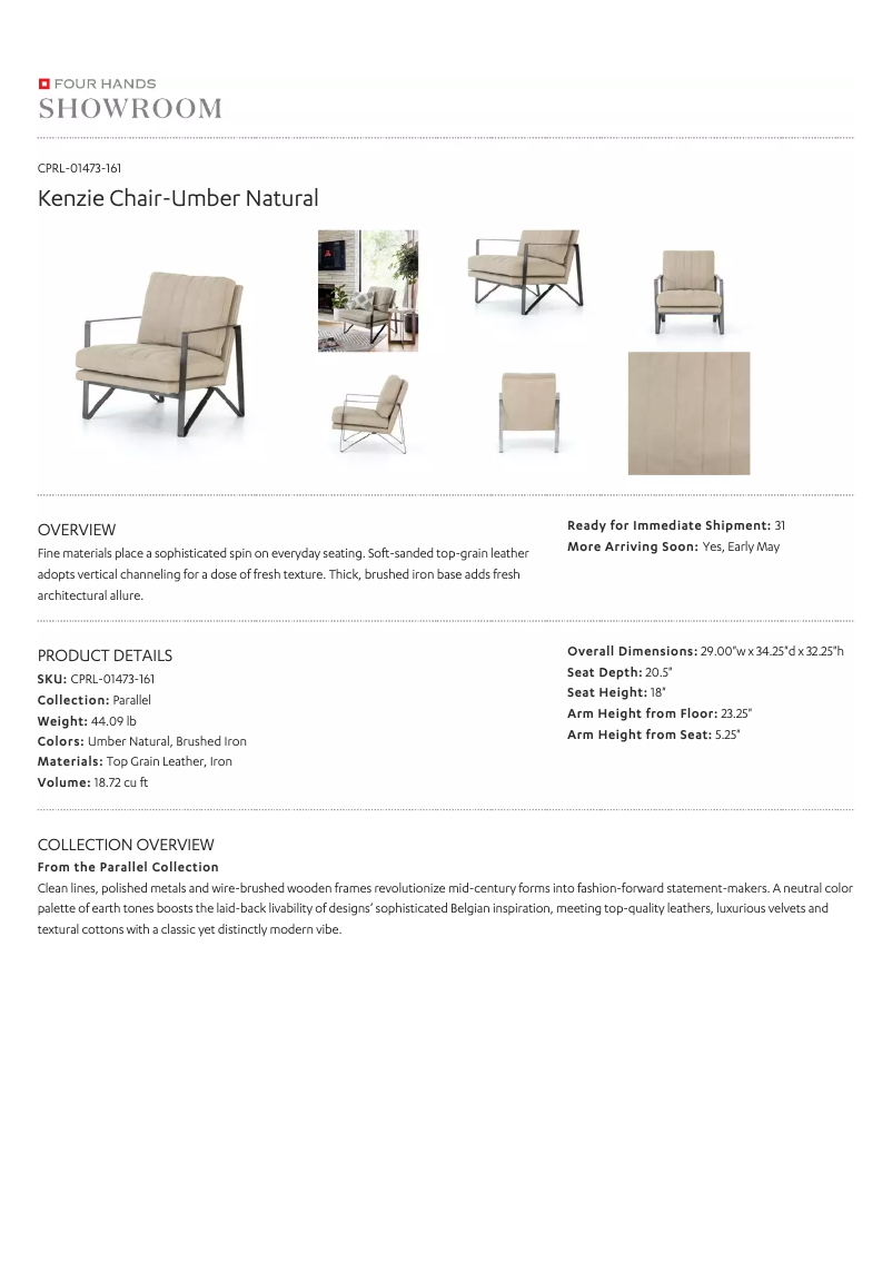 Page 1 de la notice Manuel utilisateur Four Hands CPRL-01473-161