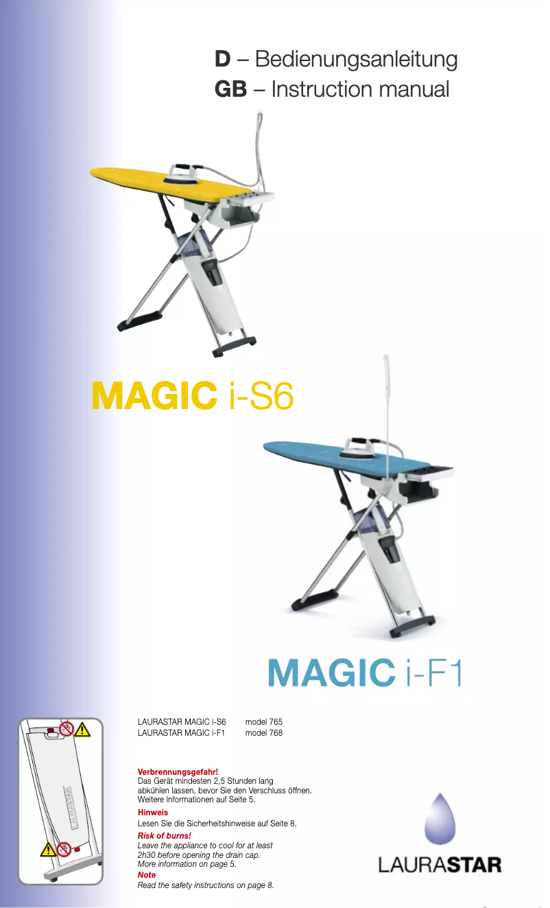 Página 1 del manual Manual de usuario Laurastar MAGIC i-F1