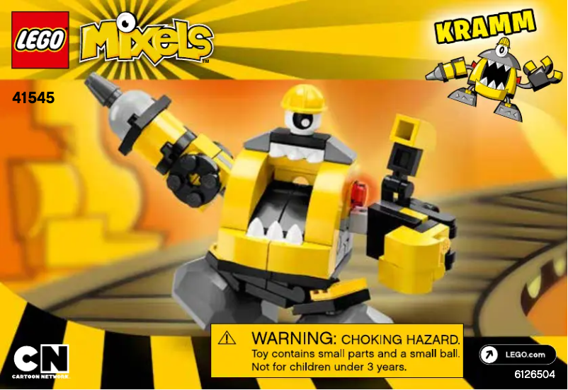 Page 1 de la notice Manuel utilisateur Lego Mixels 41545