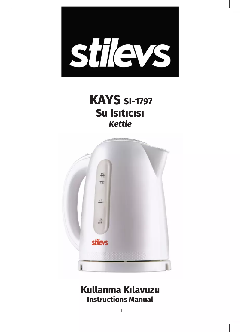 Página 1 del manual Manual de usuario Stilevs SI-1797