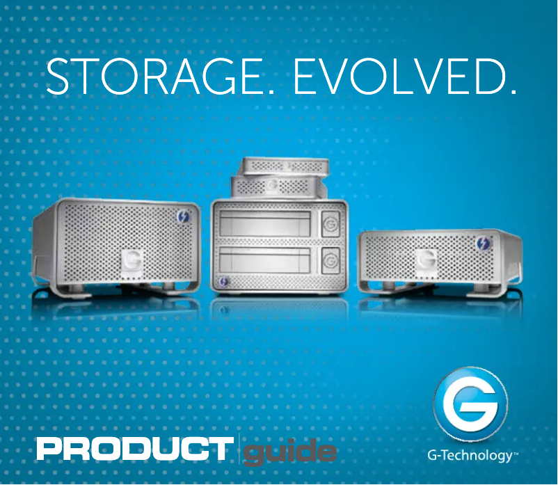 Page 1 de la notice Manuel utilisateur G-Technology G-Dock 2TB