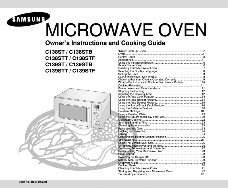 Página 1 del manual Manual de usuario Samsung C139ST