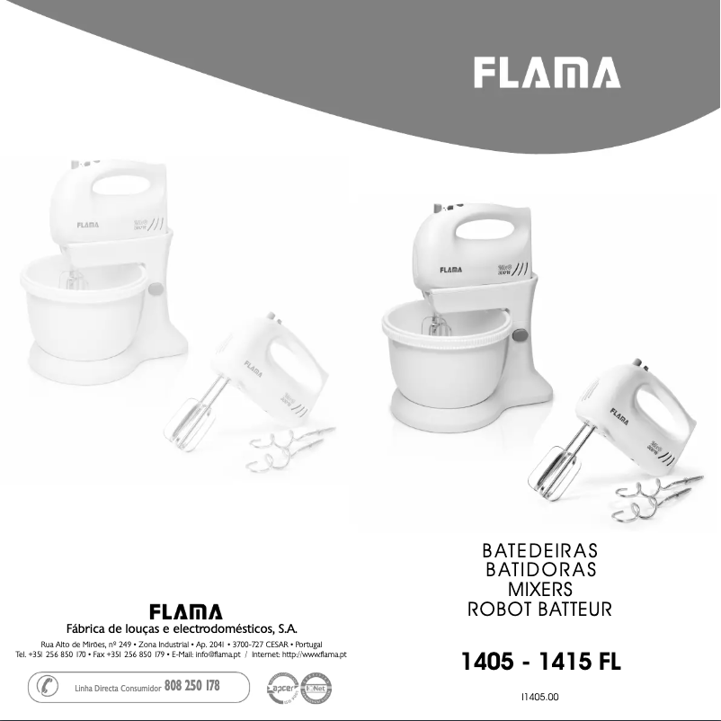 Página 1 del manual Manual de usuario Flama 1420FL