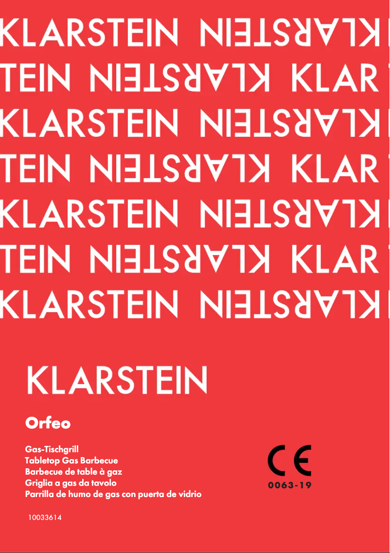 Page 1 de la notice Manuel utilisateur Klarstein Orfeo 10033614
