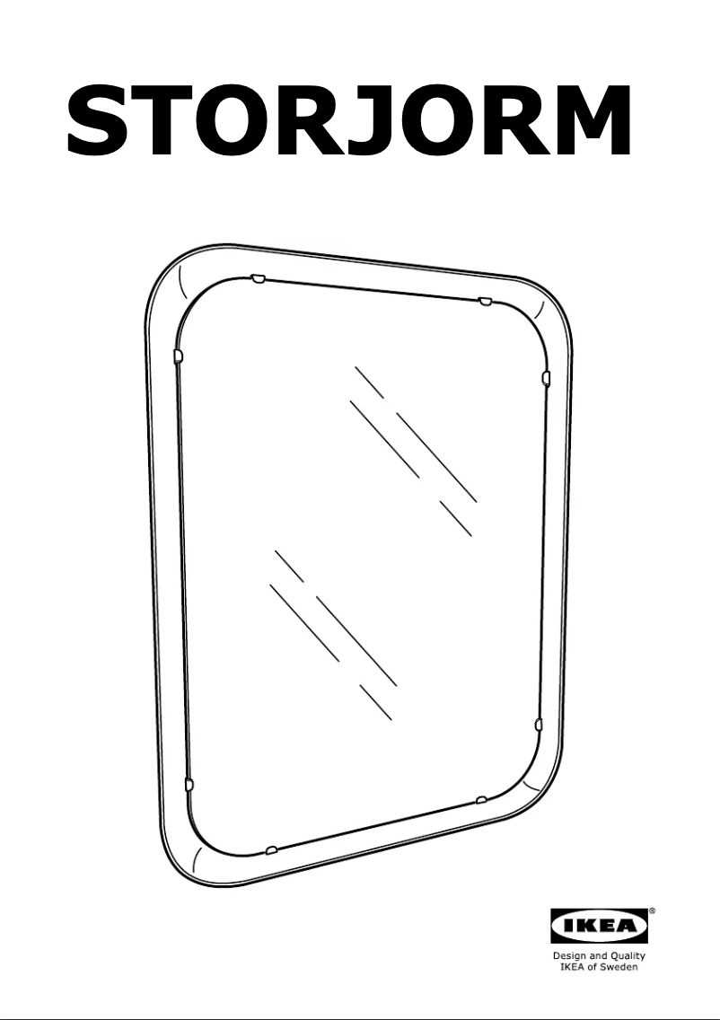 Page 1 de la notice Mode d'emploi Ikea STORJORM
