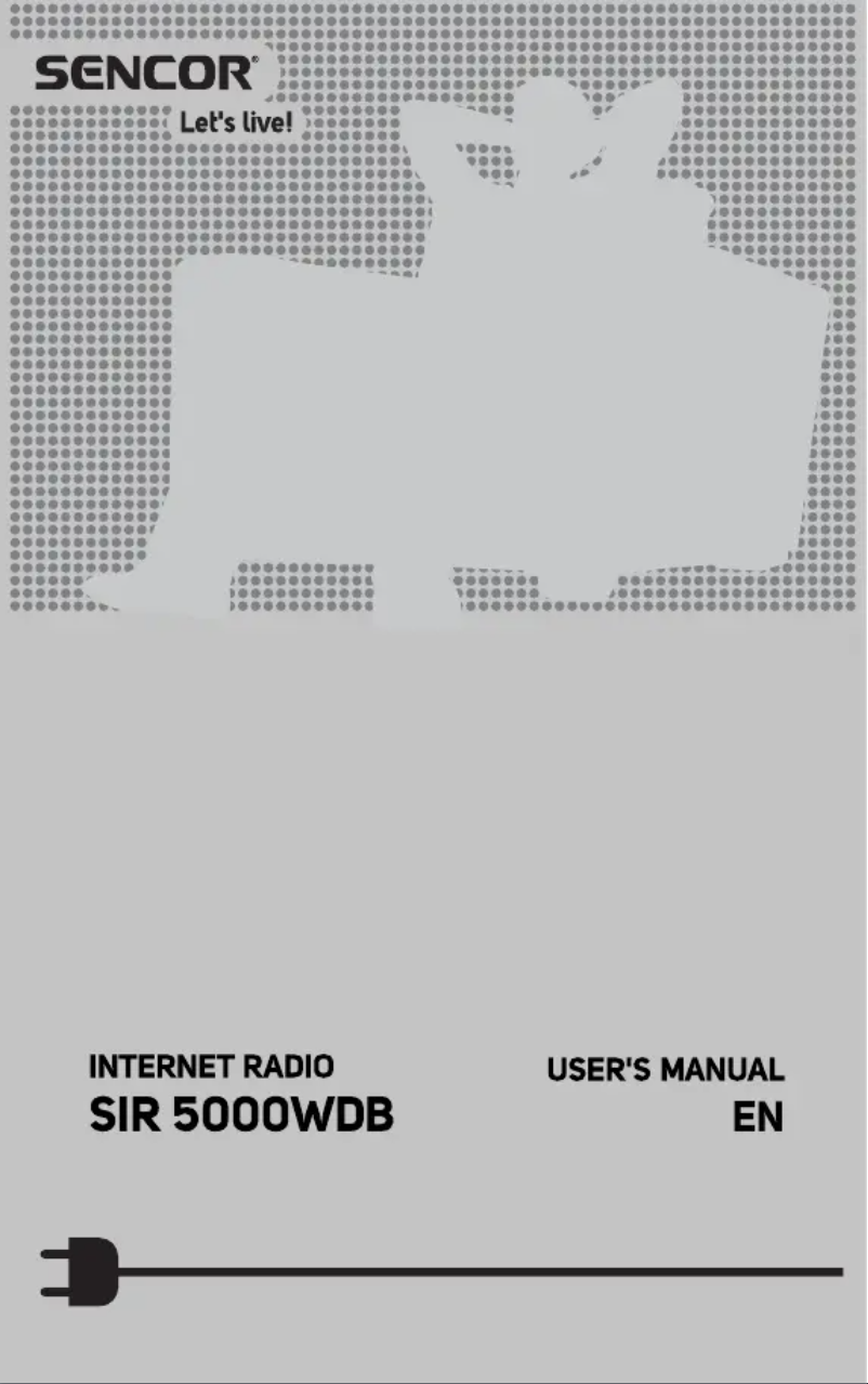 Página 1 del manual Manual de usuario Sencor SIR 5000WDB